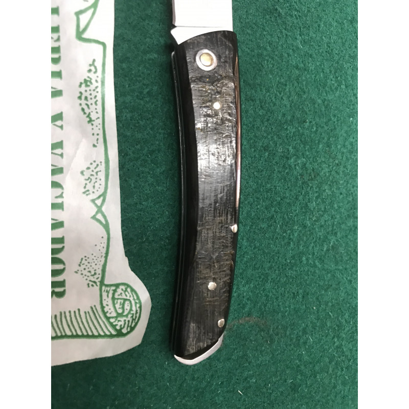 Navaja Busa con mango de asta de búfalo plata Pallarès Solsona